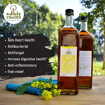 Black Mustard Oil | Organic | Cold-Pressed Black Mustard Oil | Organic | Cold-Pressed